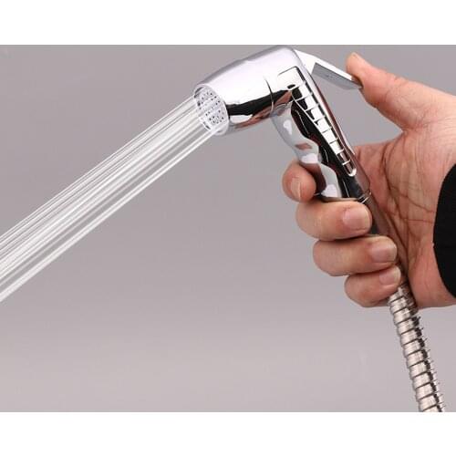 Spray ABS Stainless Steel Sprayer Easy Control Toilet Sprinkler Docking Hand Shower Professional