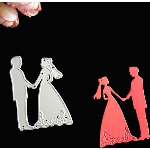 Bride Groom Wedding Metal Cutting Dies Stencils For DIY Scrapbooking Card Paper Photo Album Embossing Decor Craft Special Gifts