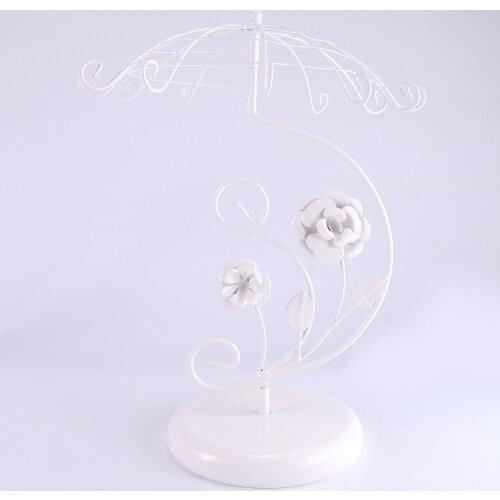 SZanbana Umbrella Jewelry Rack Hang Necklaces Bracelet Earring Dangler Eardrop High-Grade Storage Shelf Display Girlfriend Gift