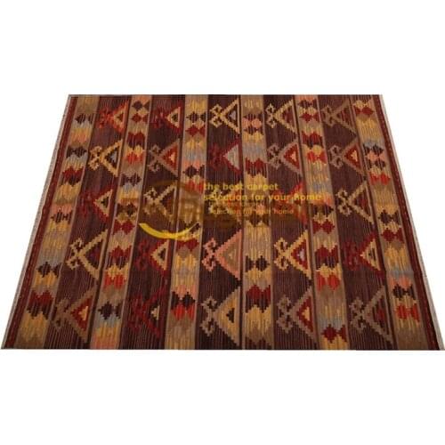 Kilim Fabric Handmade Carpets For Living Room Pattern Geometric Rug Turkish Carpets Natural Sheep Wool
