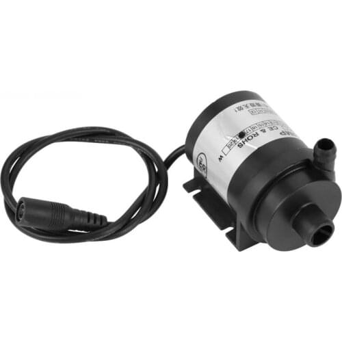 1PC 12V DC Water Pump 18W Micro Brushless Pump Black High Temperature Resistance Circulation Low Noise Brushless Water Pump
