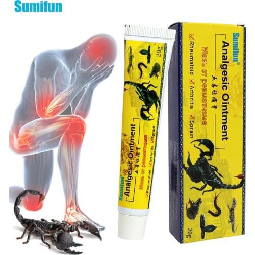 Sumifun 1/3/5pcs Scorpion Ointment Natural Rapid Pain Relieve Pain Balm Analgesic Cream Rheumatoid Arthritis Bone Spurs Shoulder