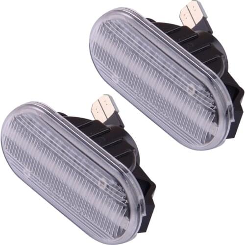 26160AX00A 18A529012B NIS-1 Pair Dynamic Flowing LED Side Marker Repeater Indicator Turn Signal Light Lamp Fit for Nissan Navara