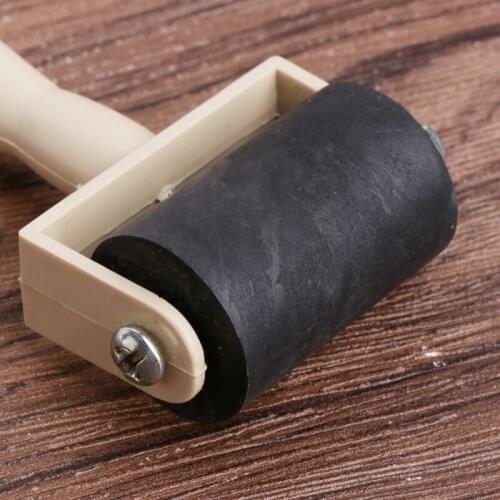 3.5cm Heavy Duty Hard Rubber Roller Printing Screen Plastic Frame Craft Tool E56C