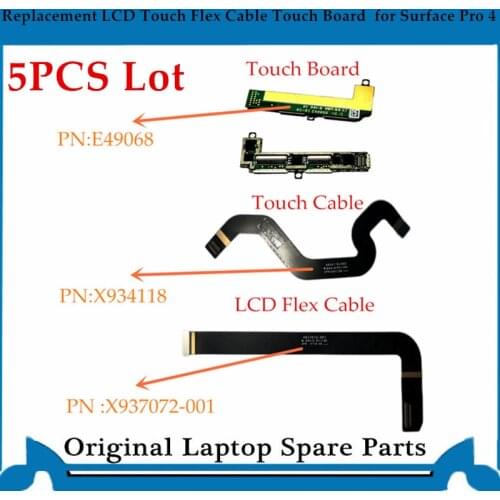 5PCS/Lot Replacement Cable for Surface Pro 4 LCD Cable Touch Flex Cable Touch Board X937072-001