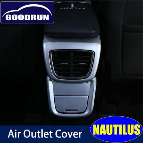 Car Rear Console Center AC Fresh Air Conditioner Outlet Vent Grille Exhaust Cover For Lincoln NAUTILUS Interior Accessories