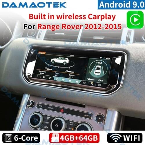 DamaoTek Android 9.0 8G 128G 10.25'' For Range Rover Sport Vogue 2012-2018 Car Radio Player Gps Navigation Multimedia
