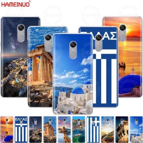 HAMEINUO Ancient Flag of Greece Scenery Cover phone Case for Xiaomi redmi 5 4 1 1s 2 3 3s pro PLUS redmi note 4 4X 4A 5A