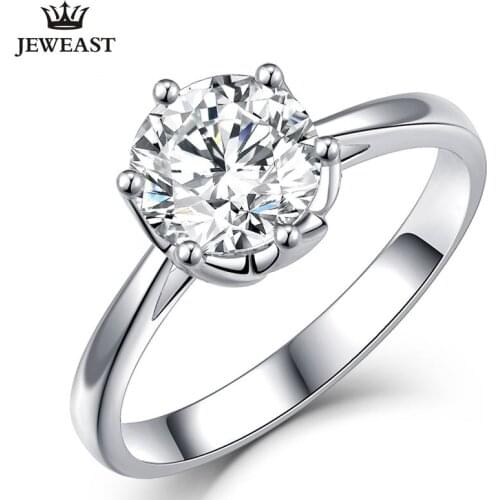 ZSG Natural diamond 18K gold Pure Gold Ring Real 18K gold Solid Gold Ring Trendy Classic Party Fine Jewelry Hot Sell New 2019