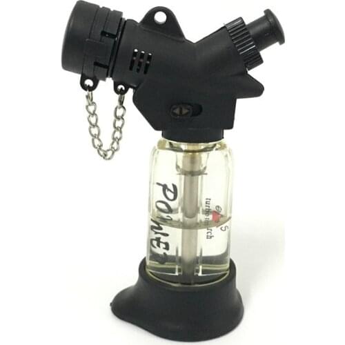 Compact Jet Butane Cigar Turbo Lighter Torch Gas Cigarette 1300 C Fire Windproof Gasoline Petrol Lighter