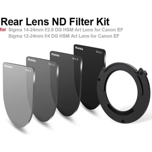 Optical glass Rear Lens ND Filter Kit for Sigma 14-24mm F/2.8 DG HSM Art Canon EF Mount & 12-24mm F/4 DG HSM Art Canon EF Mount