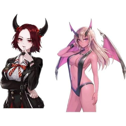 Three Ratels CDM352 Kings Raid Erze Waterproof stickers for moto auto car Gift Bicycle Computer gabinete gamer decals