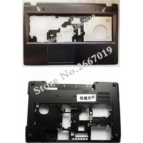 New for Lenovo FOR ideapad Y580 Y580A Y580N Y585 bottom case base cover TV interface/Palmrest Upper case cover AM0N0000500
