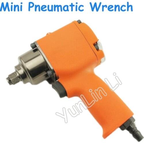 Mini Pneumatic Wrench 1/2 Inch Air Wrench Double Hammer Strike Structure 600N.m Positive and Negative Torque