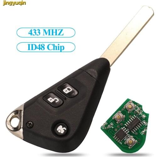 Jingyuqin Remote Car Key Control 433MHz 4D62 Chip For Subaru Liberty Impreza Forester Outback B13 2005-2009 3 Buttons