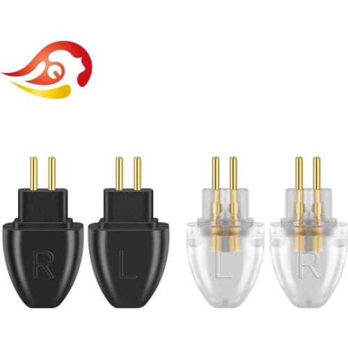 QYFANG 2 Pin Stereo Metal Plug DIY Adapter Wire Connector Headset Pin For HIFIMAN RE2000 In-Ear Lossless Sound Quality Earphone