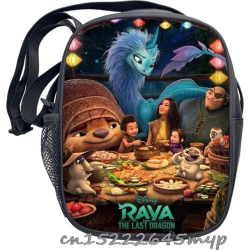 Raya and The Last Dragon Messenger Bag for Boys Crossbody School Supplies School Supplies Shopping Bags Mochila Infantil
