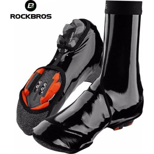 ROCKBROS Waterproof Cycling Shoe Covers Elastic Durable Windproof MTB Road Bike Rain Overshoes Bicycle Sneaker Covers Equipment