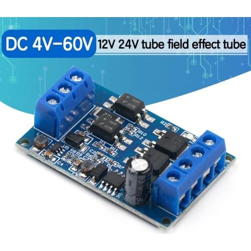 High-Power 600W MOS Tube FET Trigger Drive Module PWM Control High / Low Level Trigger Switch DC 4V-60V 5V 12V 24V