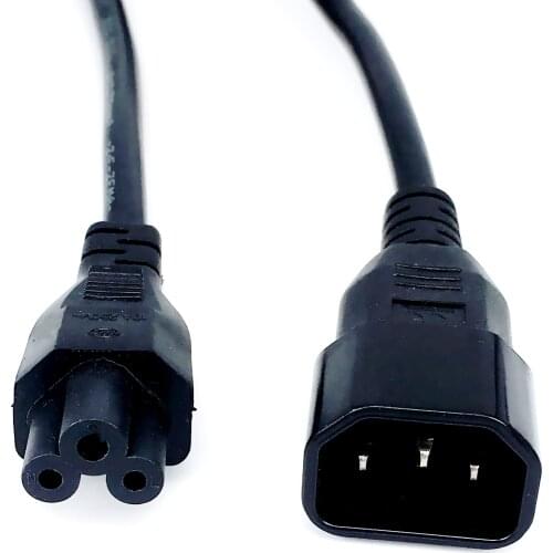 1PC Universal Power Adapter IEC 320 C14 to C5 Adapter Converter C5 to C14 AC Power Plug Socket 3 Pin IEC320 C14 Connector NEWEST