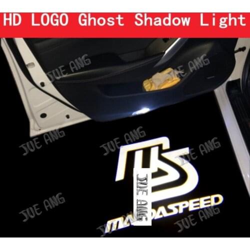 2pcs Logo Apply 2002-2015 Mazda6 M6 LED Car Door Light Projector Ghost Shadow Light Welcome Light Courtesy Light Atmosphere