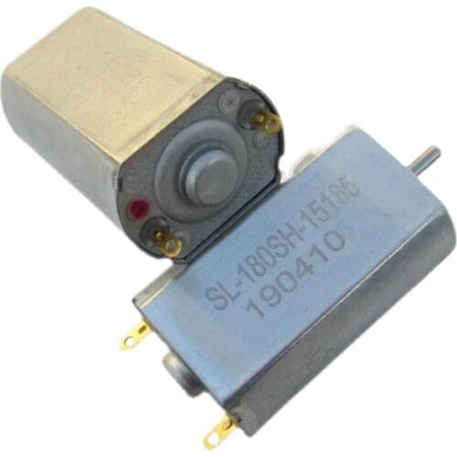 2pcs 180 Motor Electric DC 3V 6V 9V 12V High Speed 2350rpm -10000rpm Strong Magnetic Carbon Brush Hair Clipper Toothbrush DIY