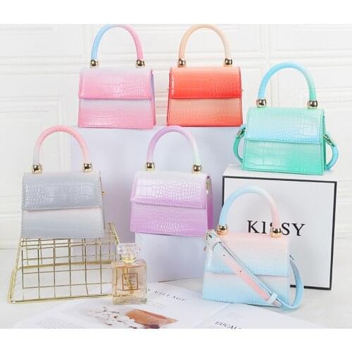 2021 Spring Crocodile Pattern Crossbody Bag Mini PU Leather Flap Womens Shoulder Bags Fashion Clutch Bag Outdoor Handbags Girls