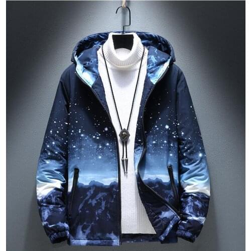 2021 Winter Jacket New Arrival Padded Parka Thick Zipper Coat Autumn Outwear Warm Male