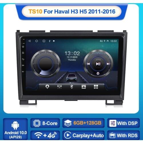 MEKEDE TS10 Android 10 Car Radio Carplay Multimedia Player Navigation GPS for Haval Hover Great Wall H5 H3 2011-2016 2din DVD BT