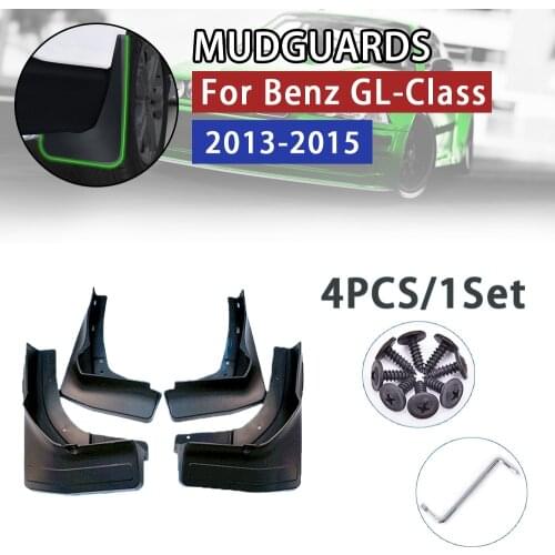Car Mudflap for Mercedes Benz GL Class 2013~2015 Fender Mud Guard Splash Flap Mudguard Accessories GL350 GL400 GL450 GL500 2014