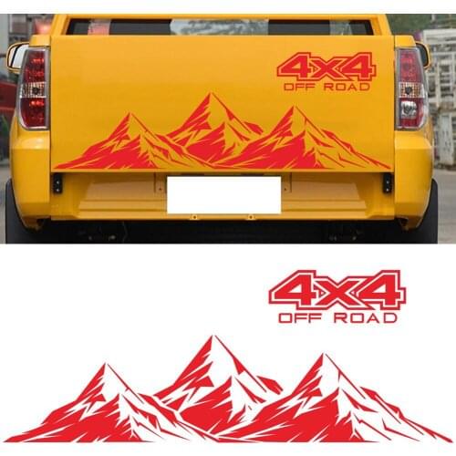 Car Panel Trim Sticker Decoration Car Sticker 4X4 OFF ROAD Vinyl Pickup Truck Styling Decal for Ford Ranger Raptor