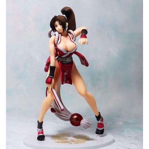 The King of Fighters Mai Shiranui Action Figure Fatal Fury Game Character KOF Sexy Beauty Model Toy 24CMfigure sexy