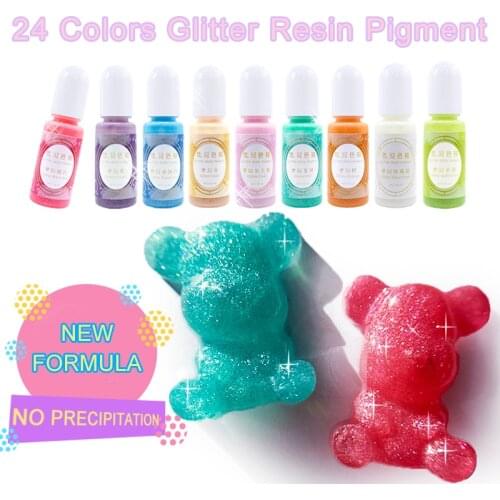 DIY Epoxy UV Resin Adhesive Dye Pigment Multicolors Crystal Glue Handmade DIY Jewelry Making Crafts for Jewelry Homemade Pigment