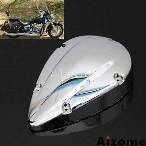 Chrome Air Cleaner Intake Filter System Cover For Honda Shadow ACE VT VT400 VT750 2004-2012 Air Filter Protector Cover
