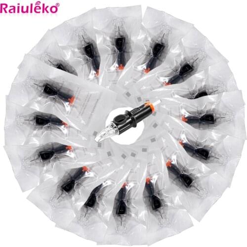 Tattoo Cartridge Needles Disposable Sterilized Safety Tattoo Needle For Cartridge Machines Grips 1RL/3RL/5RL/7RL/9RL/11RL/13RL