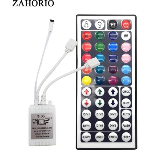 44 Keys or 24 Keys DC12V Dual Connectors Output IR Remote RGB Controller lamp Dimmer For 10M 5M 3528 2835 5050 LED Strip light