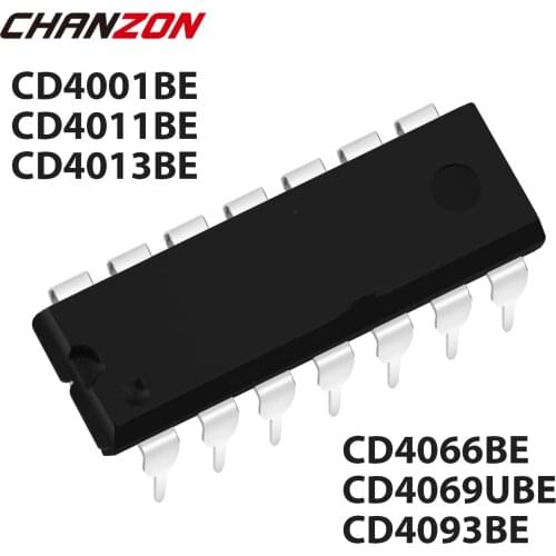 10PCS CD4001BE CD4001 4001BE CD4011BE CD4011 TC4011BP CD4013BE CD4013 DIP 4013BE 4013 DIP14 IC Integrated Circuit New Original