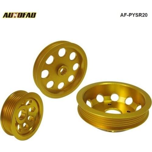 LIGHT-WEIGHT CRANK PULLEY For Nissan SILVIA S14 S15 SR20 PULLEY AF-PYSR20