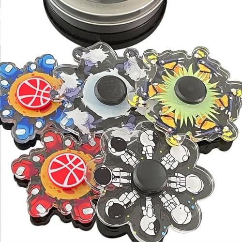 Running Fidget Hand Spinner 2021 New Trend Relief Stress Toy For Kids R188 Bearing Mute Kids Fingertip Gyro Alloy Metal Gifts