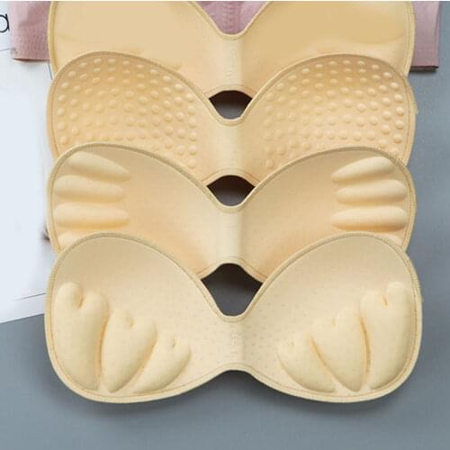 Swimsuit Padding Inserts Women Clothes Accessories Foam Triangle Sponge Pads Chest Cups Breast Bra Inserts Chest Pad