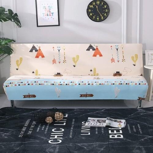 High quality non-armrest stretch sofa cover all-inclusive folding sofa bed cover sheet sofa towel removable and washable