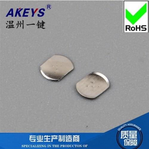 100pcs pot slices Oval Metal shrapnel Reset switch Touch switch Micro Switch Membrane switch