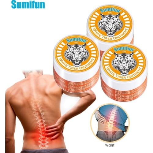 3pcs Sumifun New 20g Tiger Balm Pain Relief Ointment Rheumatoid Arthritis Treatment Joint Back Effective Analgesic Cream K20005