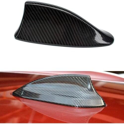Car Real Carbon Fiber Antenna Shark Fin Cover Trim For BMW 5 Series F10 F11 F18 7 Series F01 F02 M Series M5 1 Series F20 F21
