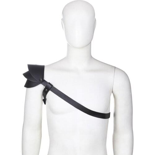Men Lingerie Leather Harness Sexy Punk Body Bondage Tops Adjustable Chest Harness Belt Strap BDSM Bondage Gay Harness