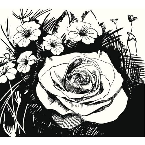 DABOXIBO Flowers In Bloom Clear Stamps Mold For DIY Scrapbooking Cards Making Decorate Crafts 2020 NEW Arrival