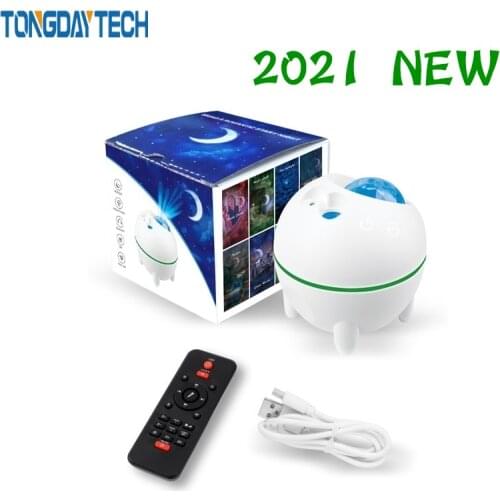 Galaxy Starry Sky Projector Night Light Child Blueteeth USB Music Player Star Night Light Romantic Projection Lamp For Kids Gift