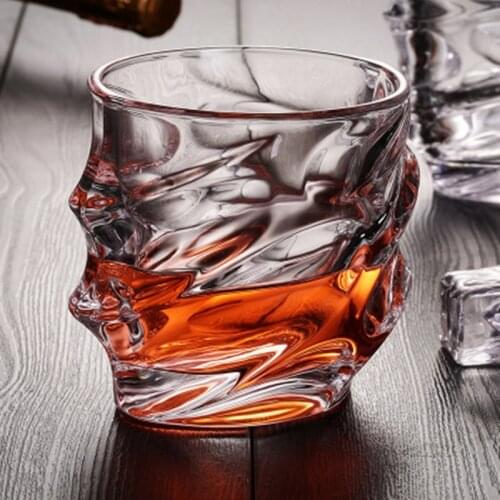 Crystal Whiskey Glass Cup for Home Bar Beer Water Glassware Whiskey Beer Drinking Cup Wine Glass Drinkware