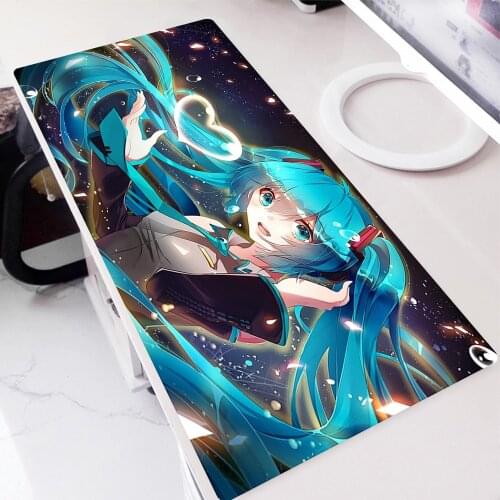 Mousepad Vocaloid Anime Mat Big Mousepepad Mause Pad for Computer Mouse Pads Pc Gamer Complete Setup Gamer Accessories Csgo Mice