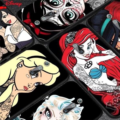 Tattoo Disney Princess Silicone Cover For Xiaomi Redmi 9T 9 9C 9A 9AT 9i 8 8A 7 6 Pro 7A 6A 5 5A 4X Plus Phone Case